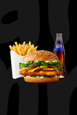 Schnitzel Tavuk Burger Menü