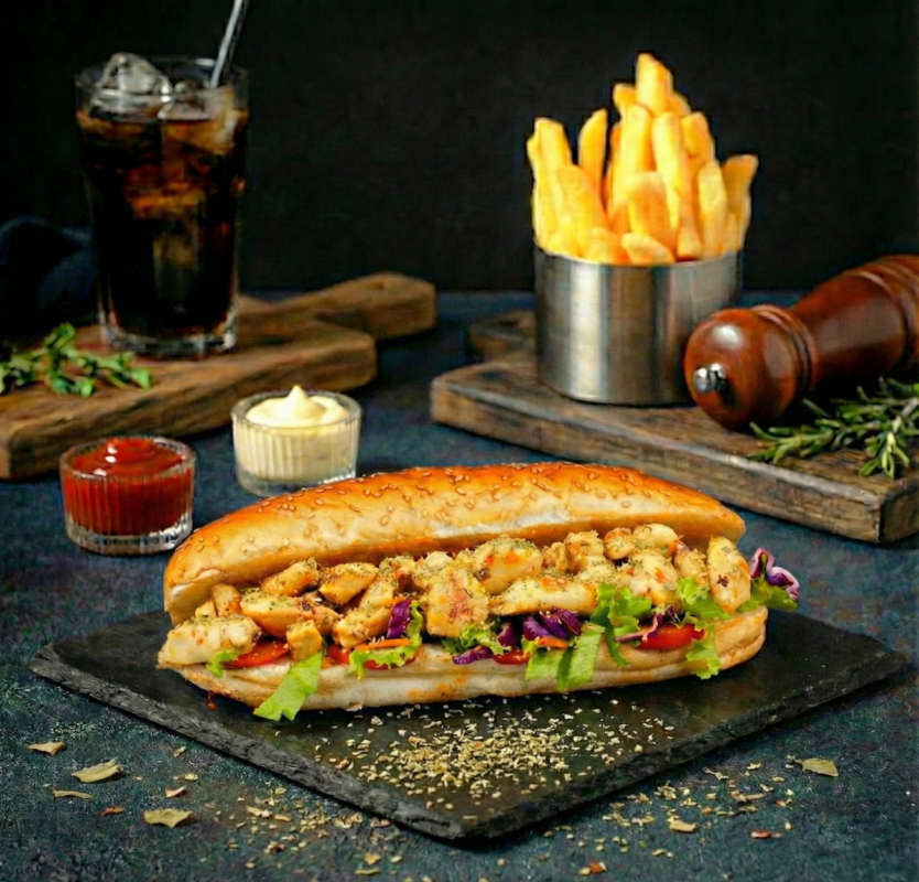 Cafe De Paris Soslu Ekmek Arası Tavuk