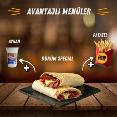 Dürüm Kumru Patates & Ayran