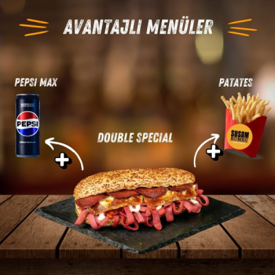 Double Special Patates & Kola